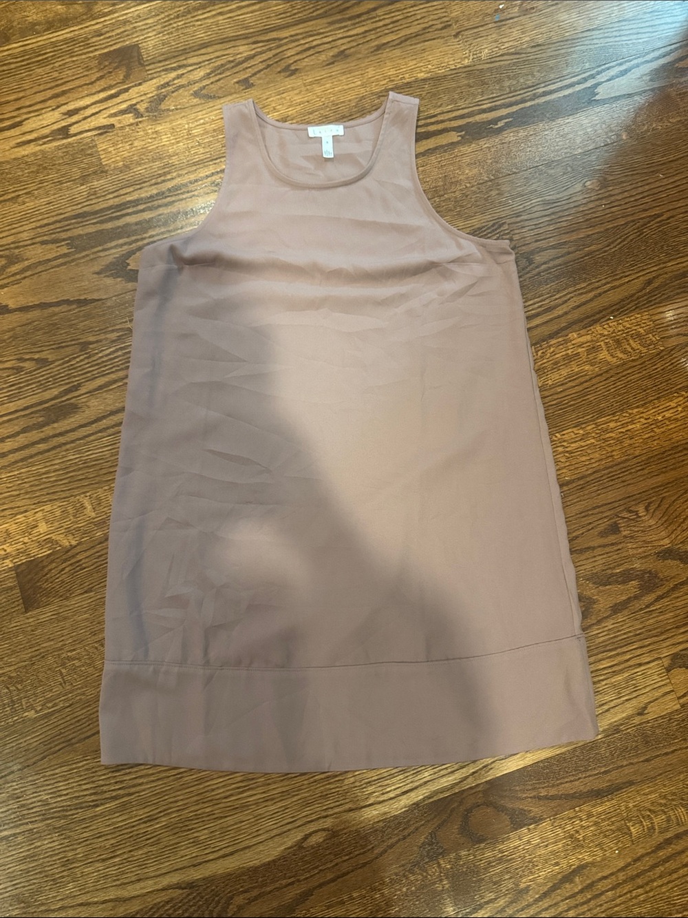 Leith Dusty Rose Sleeveless Shift Racerback Dress Size Medium